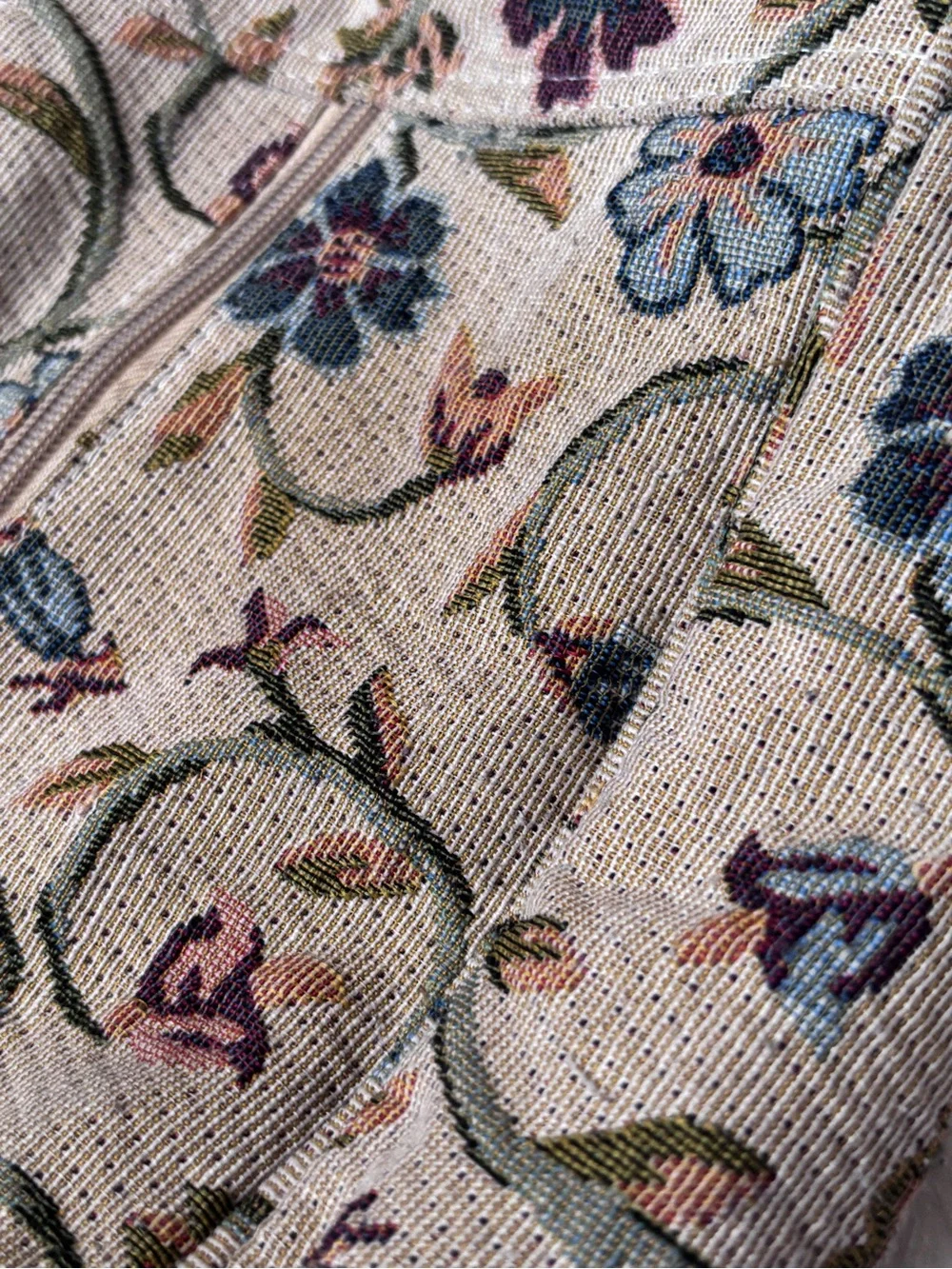 Vintage Vera Bradley Floral Tapestry Hobo Shoulder Bag Cottagecore Boho VTG